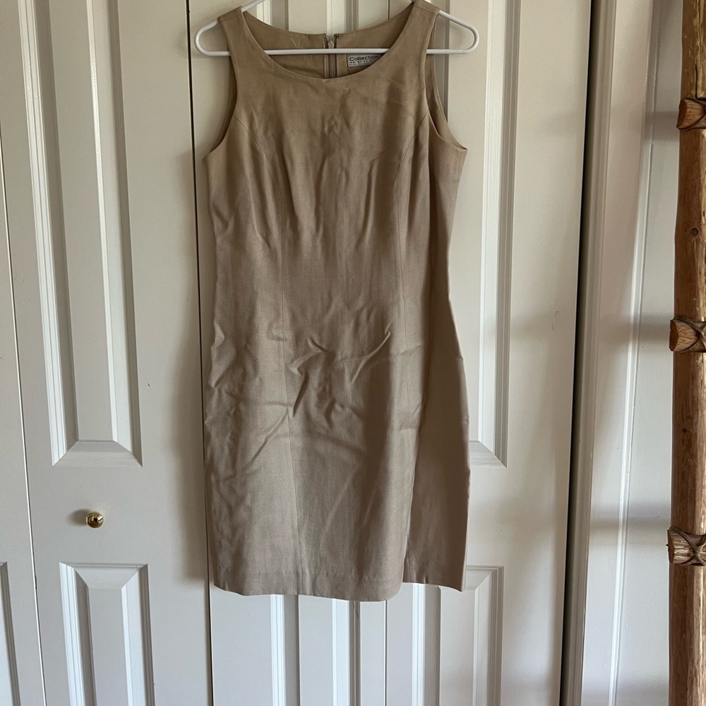 Tan Work Dress